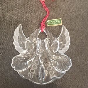 Waterford Millennium Doves of Peace 2000/2001 ornament Marquis Limited edition